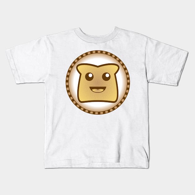 Crispy Toast Full Color Graphic Kids T-Shirt by KaraszKun